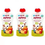 Desery dla dzieci - Hipp Mus owocowy Jabłka-Brzoskwinie-Owoce leśne po 6. miesiącu zestaw 3 x 100 g Bio - miniaturka - grafika 1