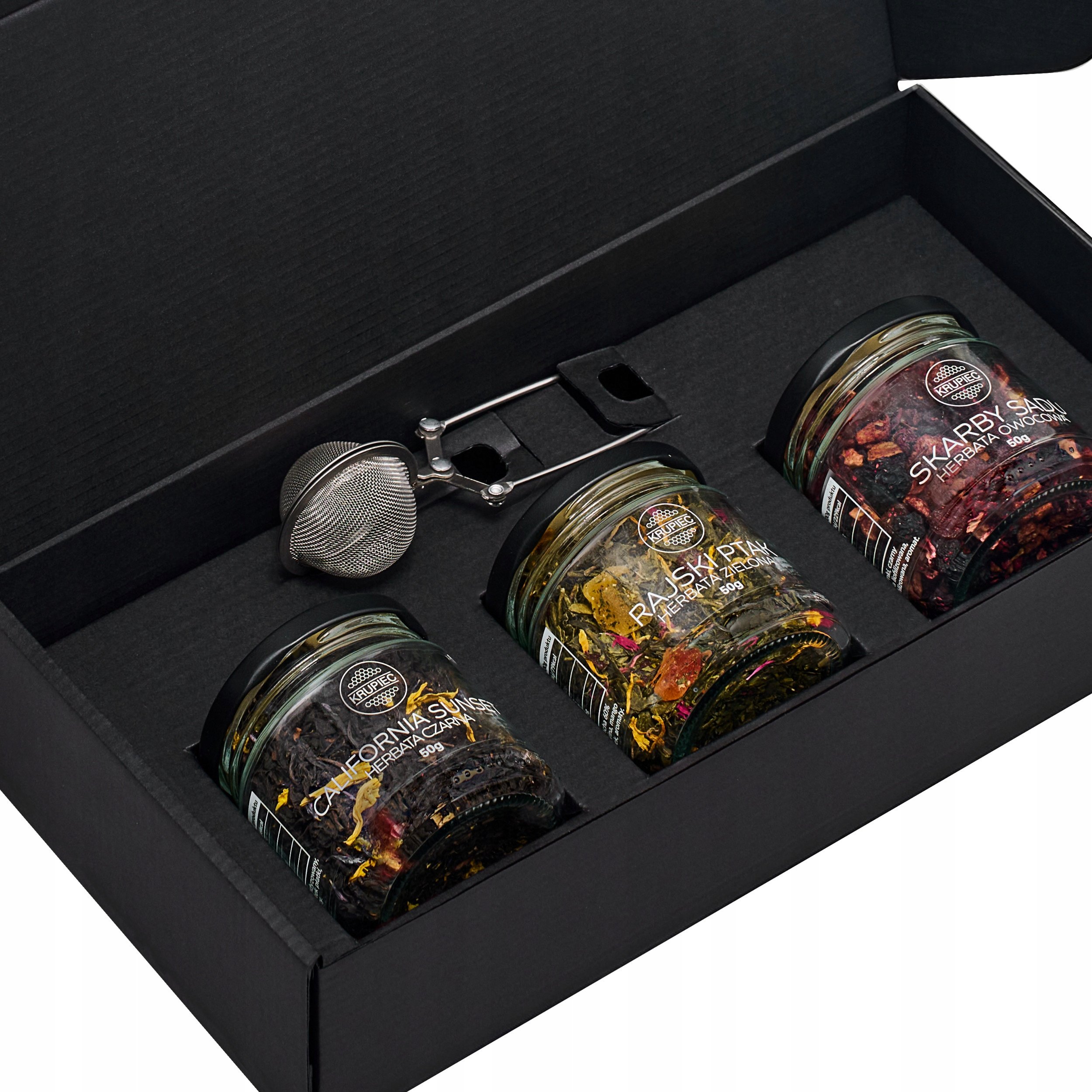 na Walentynki Dla Niej Dla Niego zestaw herbat czarna owocowa