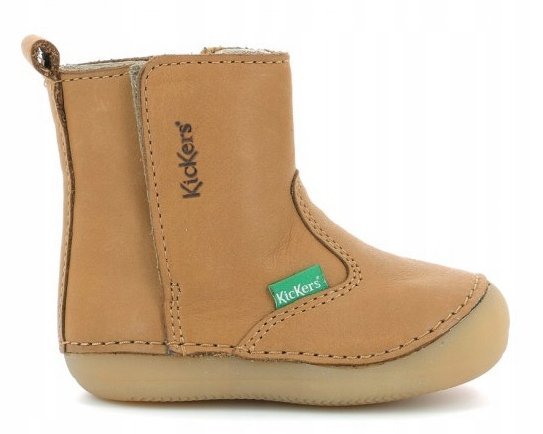 KICKERS BOTKI DZIECIĘCE NA ZAMEK BRĄZOWE SKÓRA 27 1Ż7F