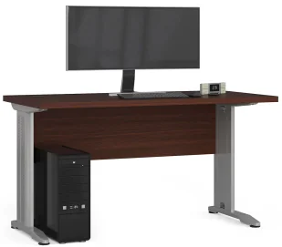 EDINOS Biurko EDINOS Nowoczesne do pracy wenge K1-W01 - Biurka EDINOS Biurko EDINOS Nowoczesne do pracy wenge K1-W01 - Biurka - miniaturka - grafika 1