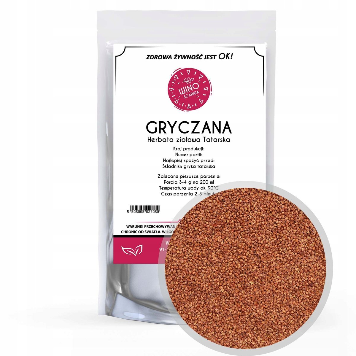 Herbata Gryczana Tatarska Soba Cha - 50G Naturalne Wsparcie Dla Twojego Zdr