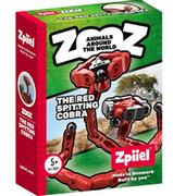 Klocki - Zpiiel ZooZ Klocki Konstrukcyjne Czerwona Plująca Kobra - miniaturka - grafika 1