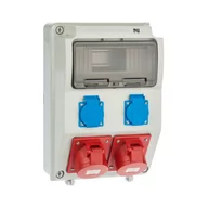 Rozdzielnie elektryczne - Elektro-Plast Rozdzielnica siłowa RS natynkowa 9-modułowa 2x230V 2x16A/5P 6221-00 - miniaturka - grafika 1