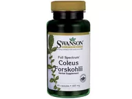 Spalacze tłuszczu - SWANSON FS Coleus Forskohlii, 400mg, 60 kapsułek - miniaturka - grafika 1