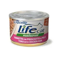 Mokra karma dla kotów - Life Pet Care Karma dla kota Tuńczyk Szynka kurczak Puszka150G - miniaturka - grafika 1