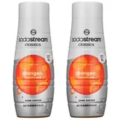 Syropy i koncentraty owocowe - 2x SYROP SODA STREAM POMARAŃCZA BEZ CUKRU 440ML KONCENTRAT DO SATURATORA - miniaturka - grafika 1