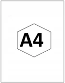 Akcesoria do pakowania - Etykiety samoprzylepne A4 100 arkuszy 210x297mm - miniaturka - grafika 1