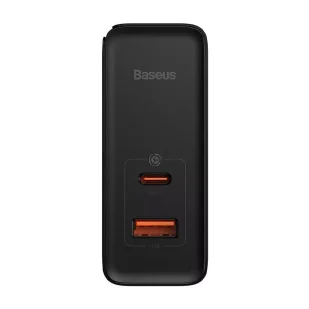 Ładowarka sieciowa Baseus GaN5 Pro, USB-C + USB, 100W + kabel (czarna) - Ładowarki do telefonów - miniaturka - grafika 8
