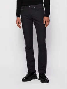 BOSS Spodnie materiałowe Delaware3-1-20+ 50435156 Czarny Slim Fit - Spodnie męskie - miniaturka - grafika 1