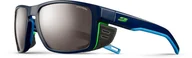 Okulary przeciwsłoneczne - Julbo Shield Spectron 4 Okulary przeciwsłoneczne, dark blue/blue/green-brown flash silver 2020 Okulary alpinistyczne J5061212 - miniaturka - grafika 1