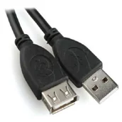 Kable komputerowe i do monitorów - Gembird Przedluzacz USB 2.0 typu męskie - żeńskie3 m czarny CCP-USB2-AMAF-10 - miniaturka - grafika 1