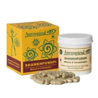 Suplementy naturalne - Aurospirul Shankhpushpi Pamięć I Koncentracja 100 kapsułek (730490942831) - miniaturka - grafika 1