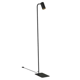 Nowodvorski Lampa podłogowa stojąca MONO 120cm 10W GU10 czarny złoty 7717 - Lampy stojące - miniaturka - grafika 1