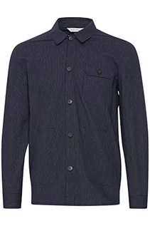 Kurtki męskie - Casual Friday Męska kurtka CFSilva 0057 small w paski, 194013 / granatowa, XXL, 194013/Dark Navy, XXL - grafika 1