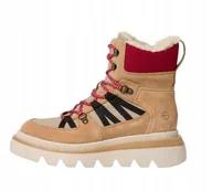 Śniegowce damskie - TAMARIS ŚNIEGOWCE OCIEPLANE ZA KOSTKĘ ZE SKÓRĄ DAMSKIE 39 JOC - miniaturka - grafika 1