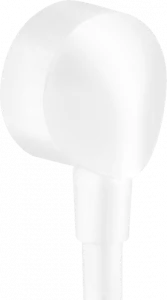 HANSGROHE 27454700 FixFit Przyłącze węża bez zaworu zwrotnego E, mat biały - Akcesoria do armatury i ceramiki - miniaturka - grafika 1
