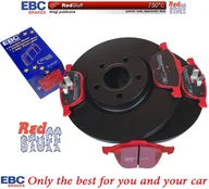 Tarcze hamulcowe - Przednie CERAMICZNE klocki RedStuff + tarcze hamulcowe 300mm EBC seria Premium Ford Escape FWD 2013-2019 - miniaturka - grafika 1