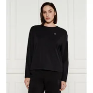 Bluzki damskie - EA7 Bluzka Loose fit - miniaturka - grafika 1