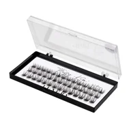 Sztuczne rzęsy i akcesoria - Luxury Lashes Fluffy Kim W-line EXTREME 14 mm Kępki rzęs zapewniające intensywny efekt - miniaturka - grafika 1
