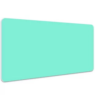 Ochronna mata podkładka na biurko miętowa 100x50 cm, Dywanomat - Podkładki na biurko - miniaturka - grafika 1