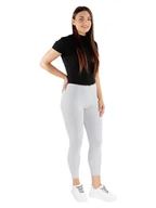 Legginsy - Damskie legginsy ocieplane szare Golden Queen r.S - miniaturka - grafika 1