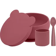 Miseczki i talerzyki dla dzieci - Minikoioi BLW I Velvet Rose zestaw naczyń - miniaturka - grafika 1