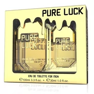 Zestawy perfum męskich - Linn Young Pure Luck zestaw woda toaletowa spray 100ml + woda toaletowa spray 30ml (M) - miniaturka - grafika 1