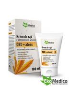 Kremy i maski do rąk - EkaMedica Krem do rąk ECF Cbd Aloes 100 ml - miniaturka - grafika 1