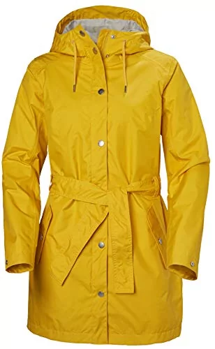 Helly-Hansen Helly-Hansen Damski wodoodporny płaszcz przeciwdeszczowy Lyness Ii z kapturem płaszcz przeciwdeszczowy Essential Yellow L 53248-344-Large