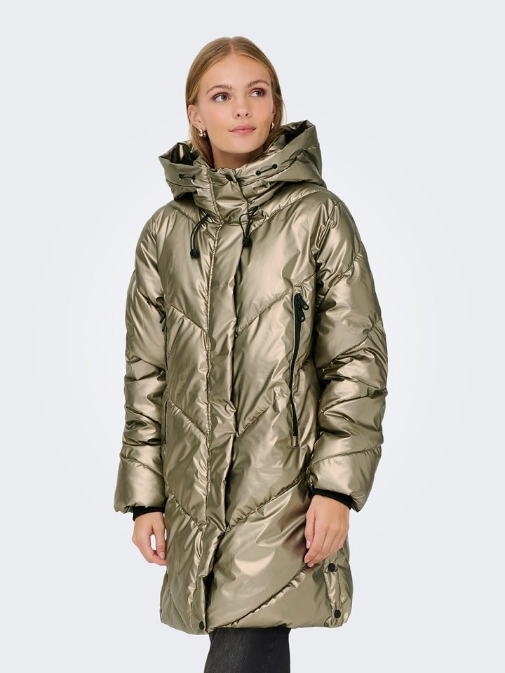 ONLY Płaszcz pikowany w kolorze złotym