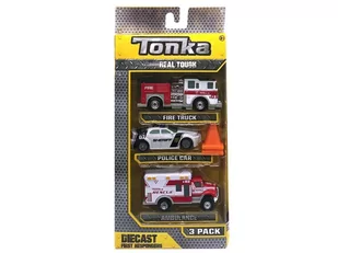 Hasbro autka Tonka Straż Pożarna zestaw ZA3634 - Samochody i pojazdy dla dzieci - miniaturka - grafika 1