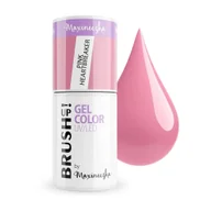 Lakiery hybrydowe - BrushUp! Gel Color UV/LED lakier hybrydowy do paznokci Pink Heartbreaker 5g - miniaturka - grafika 1