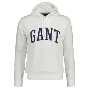 Męska Bluza GANT MD. GANT SWEAT HOODIE 2007052.110 – Biały - Bluzy męskie - miniaturka - grafika 1