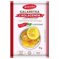 Galaretki - Galaretka o Smaku Cytrynowym z Dodatkiem Hydrolizowanego Kolagenu Wodzisław, 71g - miniaturka - grafika 1