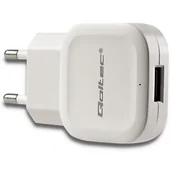 Ładowarki do telefonów - Qoltec Ładowarka sieciowa 12W | 5V | 2.4A | USB | Biała (50193) - miniaturka - grafika 1