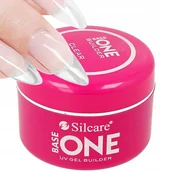 Żele do paznokci - Base One Żel Uv Clear 100g jednofazowy Silcare - miniaturka - grafika 1