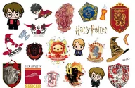 Zabawki kreatywne - Tatuaże dla Dzieci HARRY POTTER (1 szt) - miniaturka - grafika 1