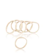 Ozdoby do włosów - Solida Zopfabbinder Ø 4,6 cm Gumka do włosów 6 szt. - miniaturka - grafika 1