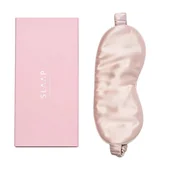 Akcesoria do bielizny - SLAAP Jedwabna opaska na oczy do spania szampański beż - miniaturka - grafika 1