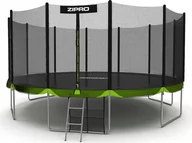 Trampoliny - Zipro Trampolina ogrodowa z siatką zewnętrzną 16FT 496cm + torba na buty GRATIS! - miniaturka - grafika 1