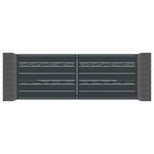 Bramy garażowe - Brama dwuskrzydłowa Udine 4x1.5 m automat do słupa murowanego Jarmex 5907377385288 - miniaturka - grafika 1