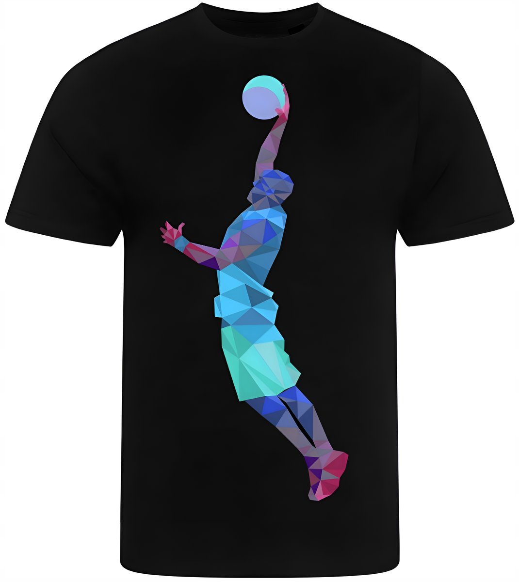 KOSZULKA MĘSKA NADRUK DLA KOSZYKARZA KOSZKÓWKA BASKETBALL PREZENT S