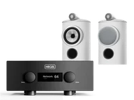 Zestawy stereo - Hegel H600 (czarny) + 805 D4 (biały) - miniaturka - grafika 1