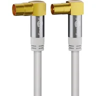 Złącza, przejściówki, adaptery - Pro Pro TV antenna cable (135 dB) 4x shielded 1 m 4040849704116 - miniaturka - grafika 1