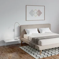 Lampy ścienne - FISCHER & HONSEL Kinkiet LED Justi, kolor nikiel, wysokość 52 cm, metal - miniaturka - grafika 1