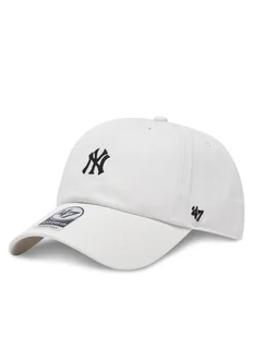 47 Brand Czapka z daszkiem MLB New York YankeesFoundation ’47 CLEAN UP B-FNDTN17GWS Biały - Czapki i chusty sportowe męskie - miniaturka - grafika 1