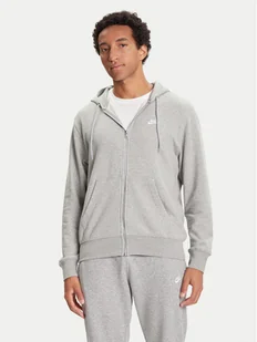 Nike Bluza Club FN3884 Szary Regular Fit - Bluzy męskie - miniaturka - grafika 1