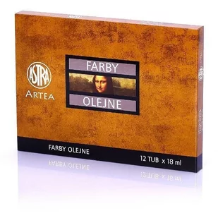 Astra Farby olejne 18ml 5szt zieleń Veronese FA44AST - Farby i media malarskie - miniaturka - grafika 1