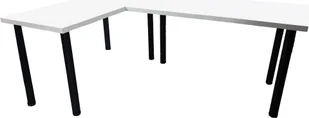 Biurko Daming Model 0 Białe 240 cmx160 cm - Biurka gamingowe - miniaturka - grafika 1