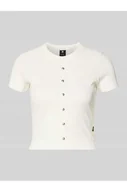 Koszulki i topy damskie - T-shirt krótki z listwą guzikową model Heritage - G-Star Raw - miniaturka - grafika 1